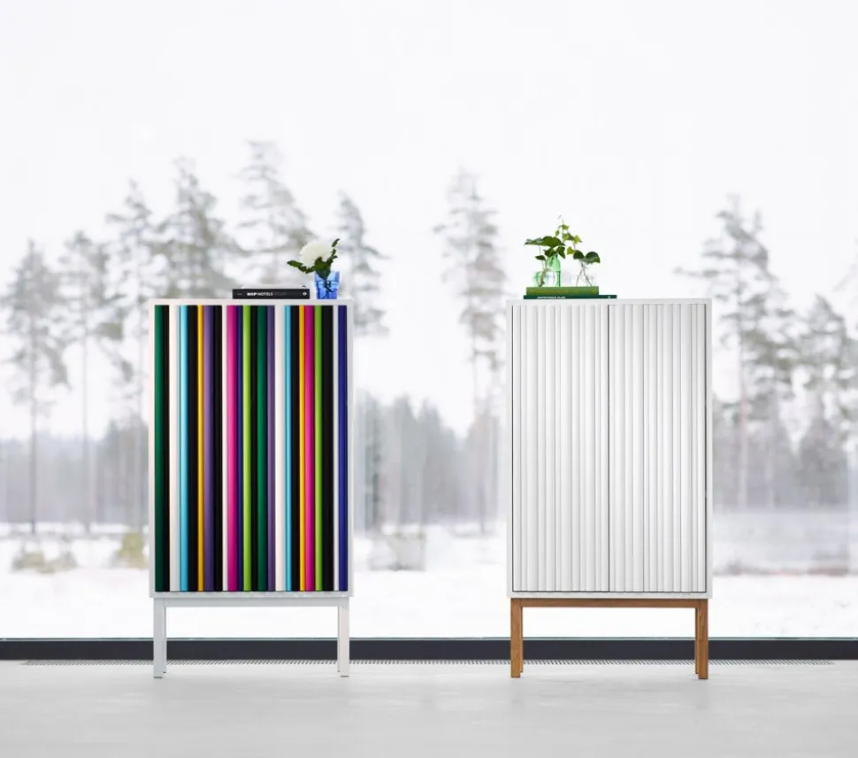 Collect 2013 Skåp Högt | Vit / Vit