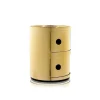 Componibili 2 lådor Guld metallic
