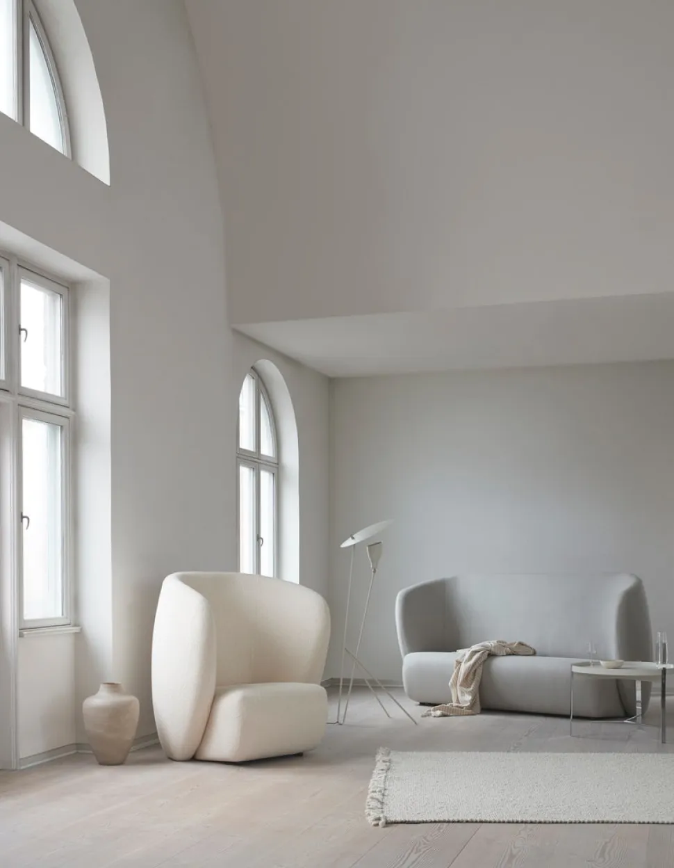 Compose soffbord Ø70 Vitoljad ek | Svart