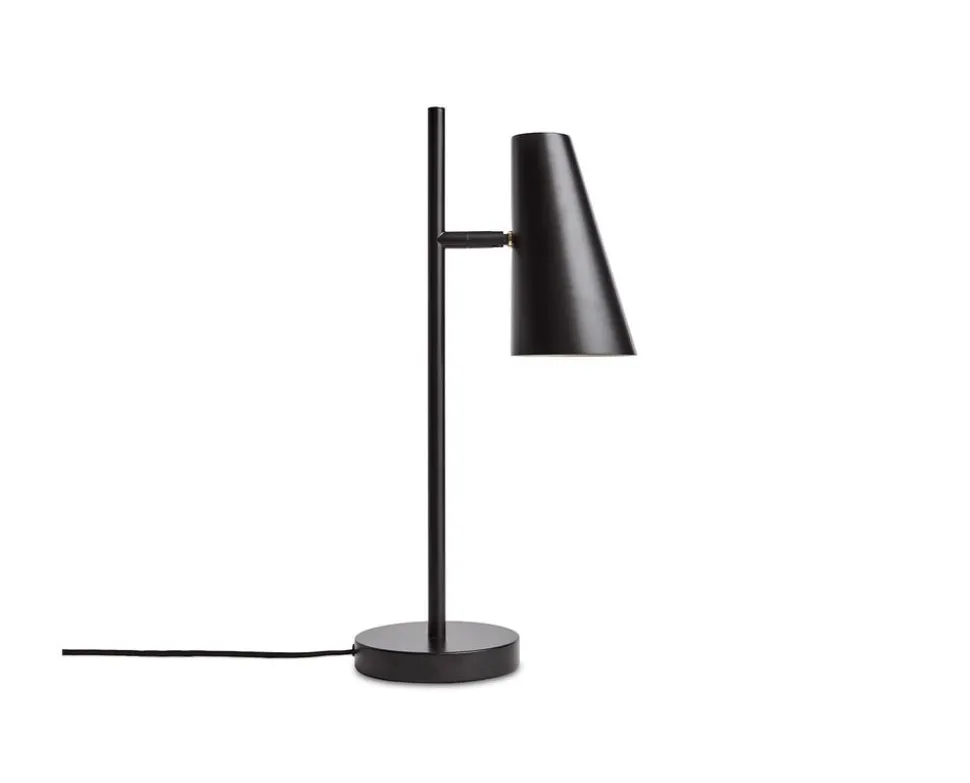 Cono Bordslampa | Svart Metall
