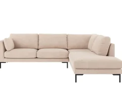 Corwin Hörnsoffa m Öppet Avslut H | Tyg Rita 1 Ljusbeige