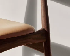 Cow Horn stol Soavé, walnut,oak