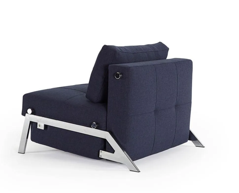 Cubed Fåtölj Aluminium | 528 Blue
