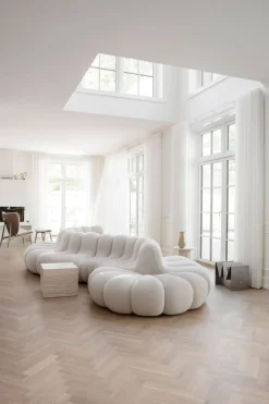 Cubism Soffbord | Small | Travertine