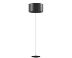 Cylinder Golvlampa Läder | 42 cm | Black