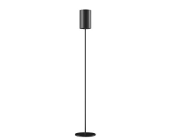 Cylinder Golvlampa Läder | 20 cm | Black