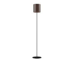Cylinder Golvlampa Läder | 20 cm | Chocolate