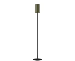 Cylinder Golvlampa Läder | 14 cm | Grass Green