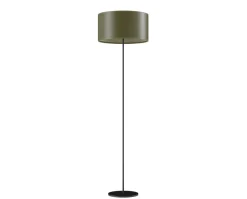 Cylinder Golvlampa Läder | 42 cm | Grass Green