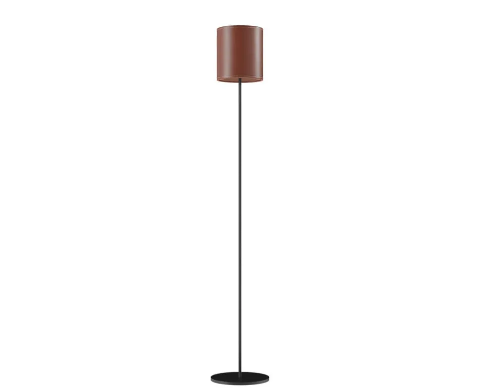 Cylinder Golvlampa Läder | 20 cm | Montana