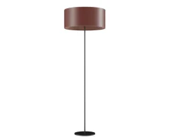 Cylinder Golvlampa Läder | 50 cm | Oak