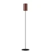 Cylinder Golvlampa Läder  | 14 cm | Oak