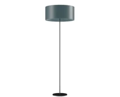 Cylinder Golvlampa Läder | 50 cm | Ocean Blue