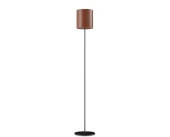 Cylinder Golvlampa Läder | 20 cm | Polo