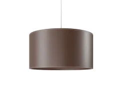 Cylinder Pendel Läder | 42 cm | Chocolate