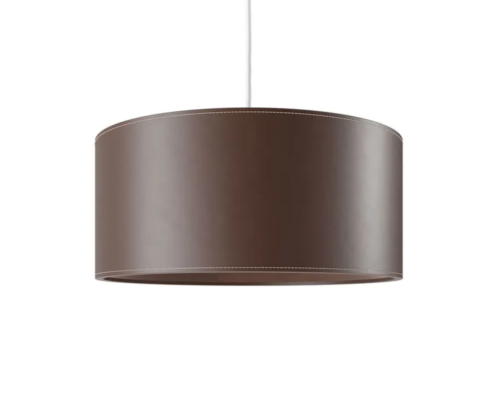 Cylinder Pendel Läder | 50 cm | Chocolate