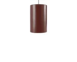 Cylinder Pendel Läder | 14 cm |  Oak