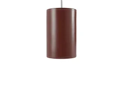 Cylinder Pendel Läder | 20 cm | Oak