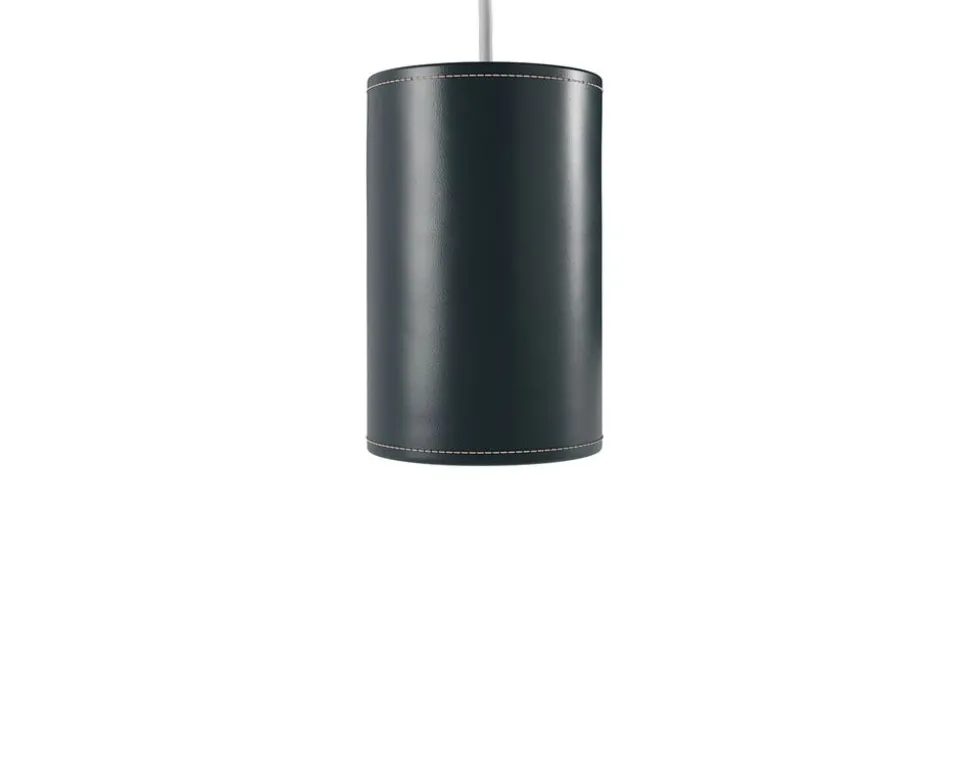 Cylinder Pendel Läder | 20 cm | Ocean Blue