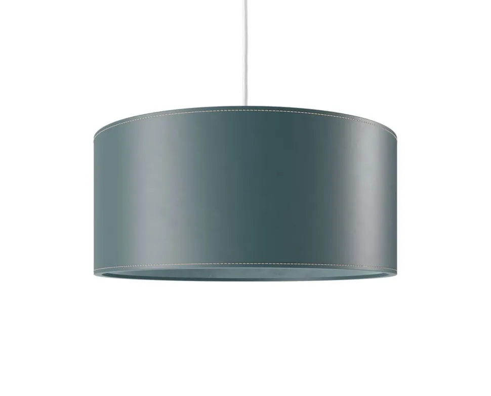 Cylinder Pendel Läder | 50 cm | Ocean Blue