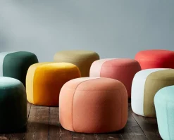 Dainty Puff  | Fresh peach / Soft violet