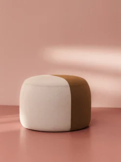 Dainty Puff | Pearl grey / Black