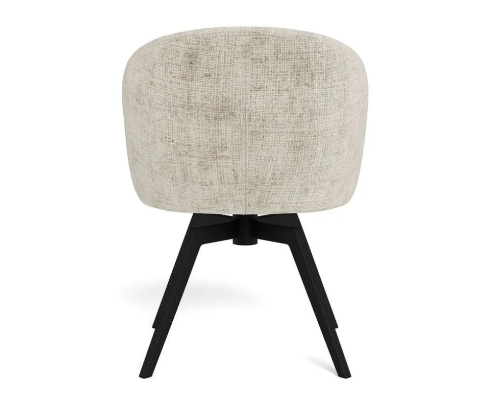 Darlene Karmstol | Juto Beige, Svart