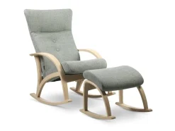 Delta Comfort Fåtölj med Pall | Original | Fårskinn