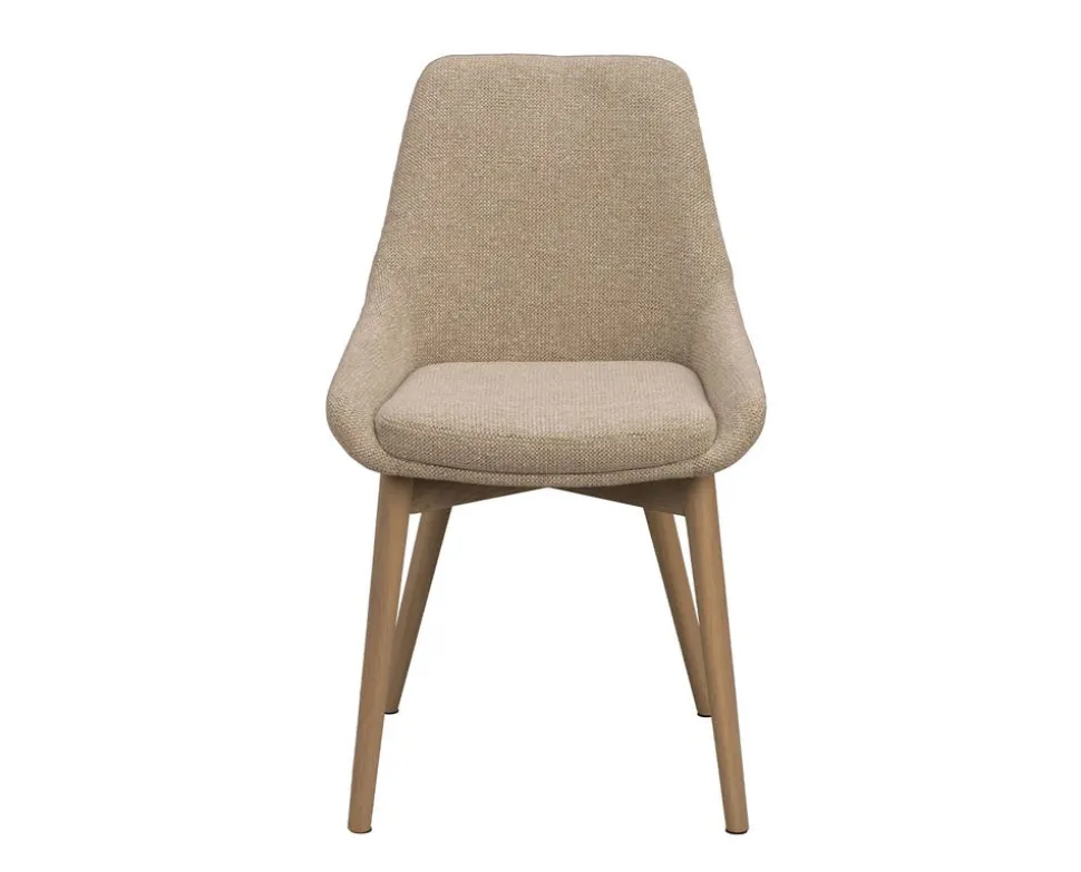 Denley Stol | Ljusbeige/Vitpigmenterad Ek