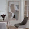 Denley Stol | Mörkbeige/Vitpigmenterad Ek