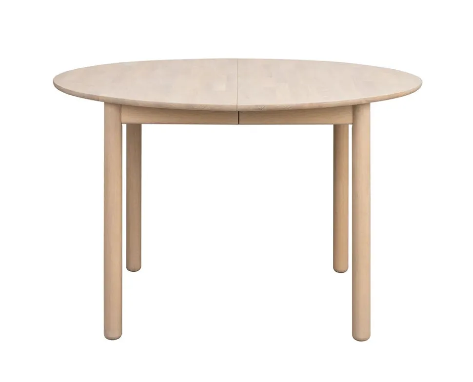 Derrymore Matbord Ø120 | Vitpigmenterad Ek