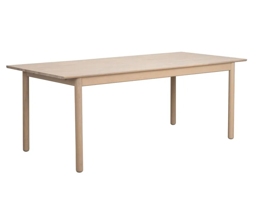 Derrymore Matbord 205x90 | Vitpigmenterad Ek