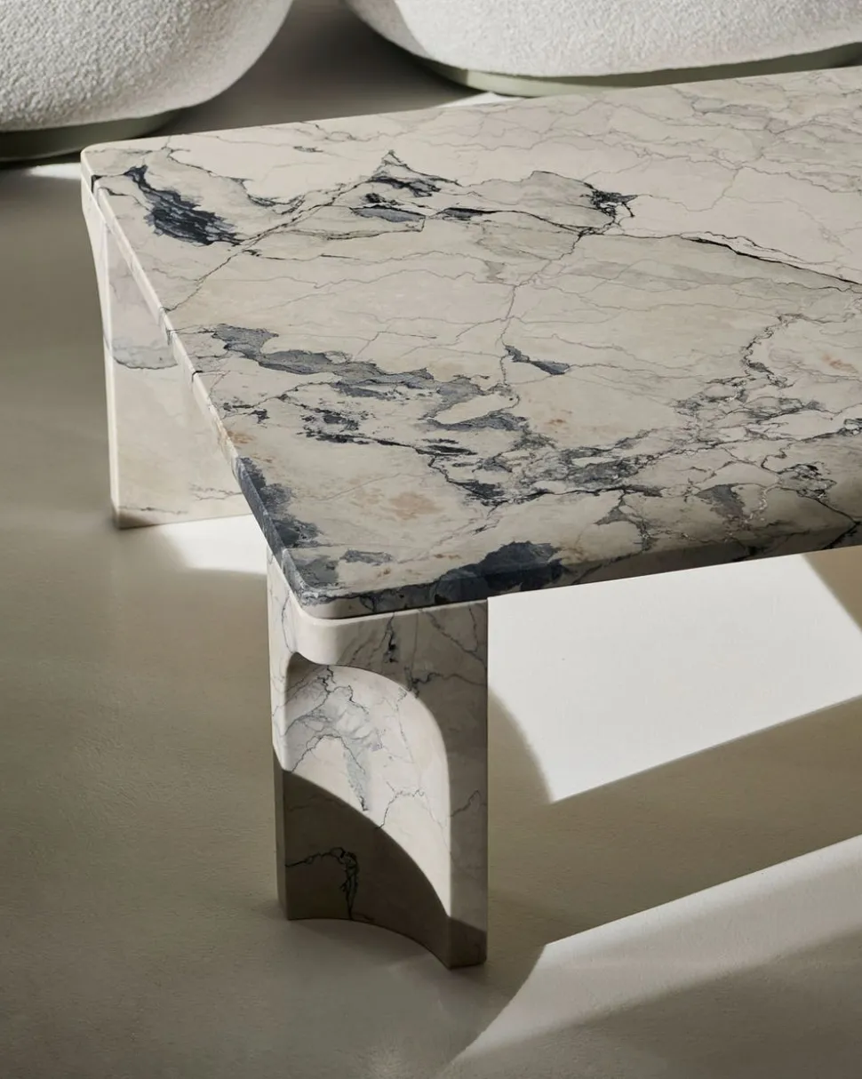Doric Soffbord 140x80 | Electric Grey Limestone