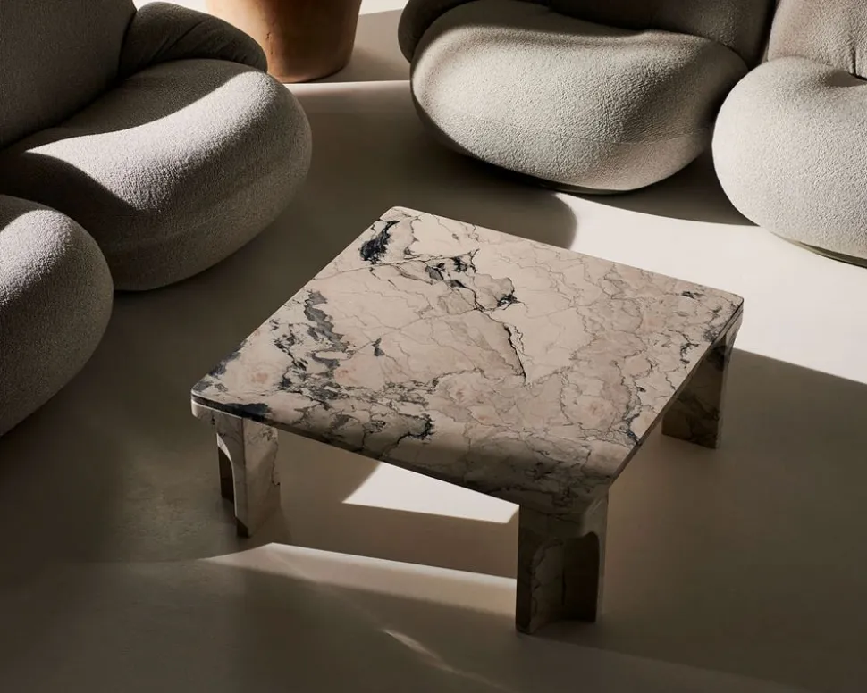 Doric Soffbord 140x80 | Electric Grey Limestone