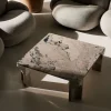 Doric Soffbord 140x80 | Neutral White Travertine