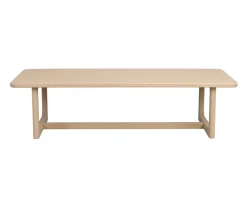 Driscoll Soffbord 160x70 | Vitpigmenterad Ek