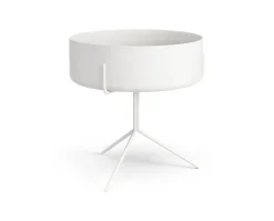 Drum Bord med Planteringskruka | 46 CM