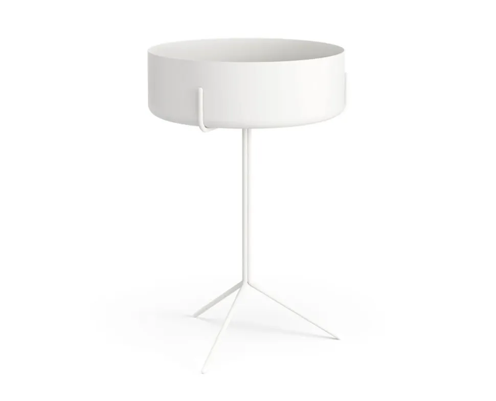 Drum Bord med Planteringskruka | 56 CM