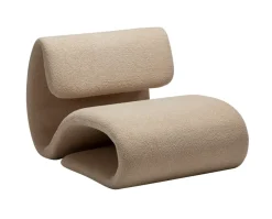Dubna Loungestol | RPES Frosted Almond Bouclé