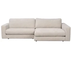 Duncan Soffa 3-Sits | Schäslong (Höger) | Robin Ljusgrå
