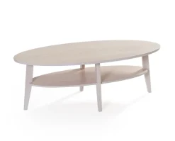 Eagle Soffbord 140 | Vitpigmenterad Ek