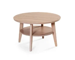 Eagle Soffbord 80 | Vitpigmenterad Ek