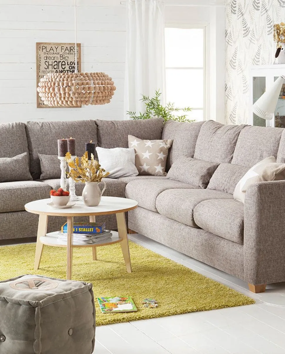 Eagle Soffbord 80 | Vitpigmenterad Ek