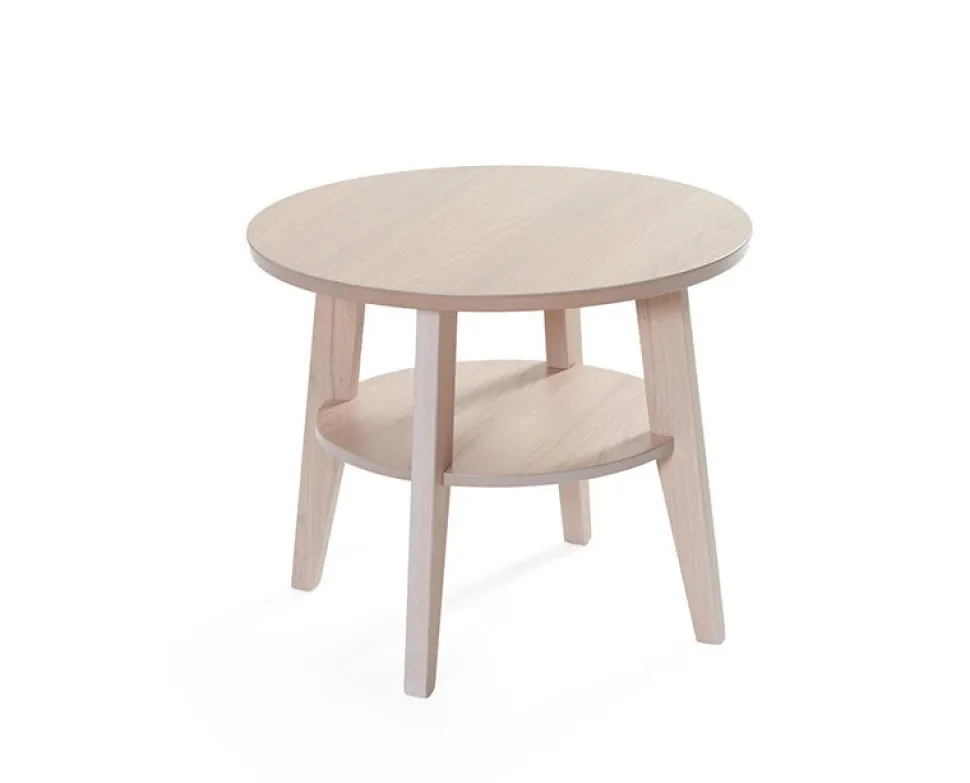Eagle Soffbord 60 | Vitpigmenterad Ek
