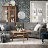 Eagle Soffbord 100x80 | Vitpigmenterad Ek