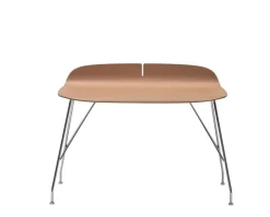 Earl Of Wood | Fanér Light wood /Chrome leg