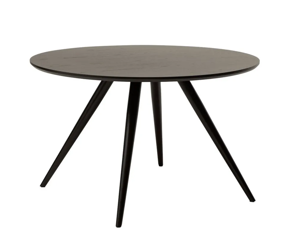 Eclipse Bord Ø120 | Svartbetsad Ask