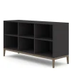 Edge 2.0 Bokhylla | Black/ Burned Walnut | 3 Hyllor