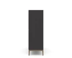 Edge 2.0 Bokhylla | Black/ Burned Walnut | 6 Hyllor