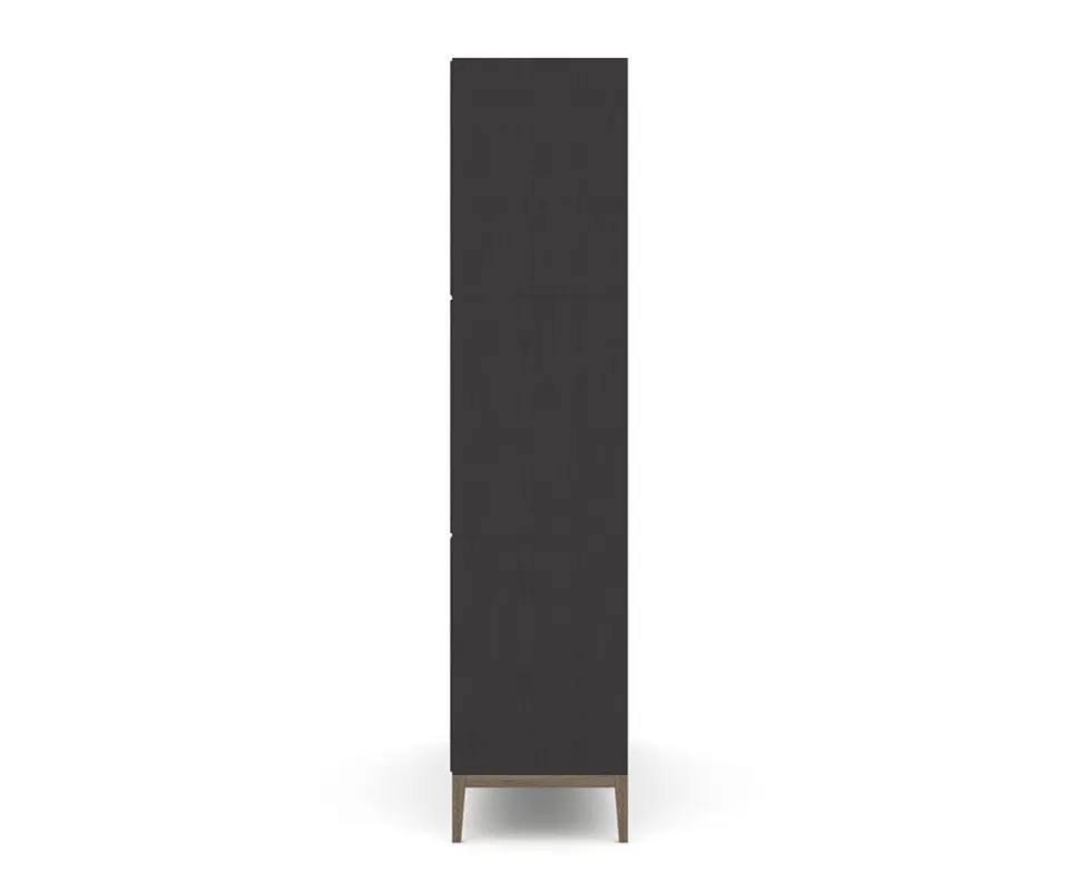 Edge 2.0 Bokhylla | Black/ Burned Walnut | 9 Hyllor